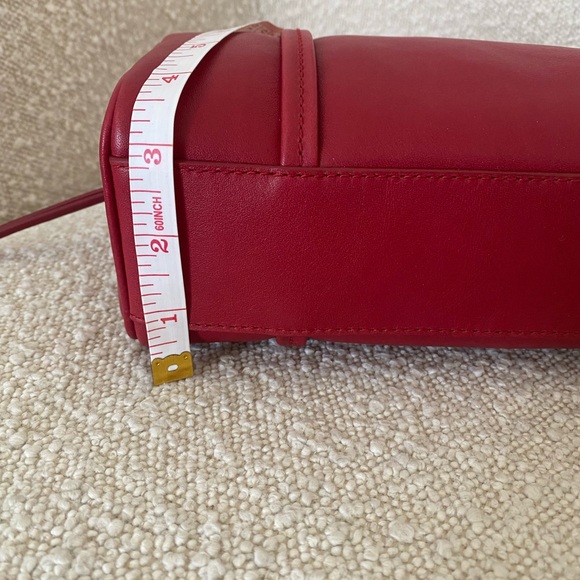 NWT Madewell The Brioche Mini Shoulder Bag in 'Scarlet' - Picture 12 of 13